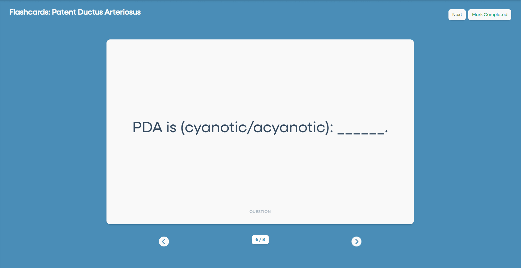 Stellar Review PNLE flashcard list preview